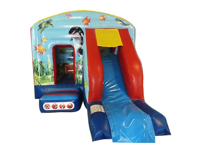  12x18 bouncer and slide Undersea 5.5X3.6X2.9