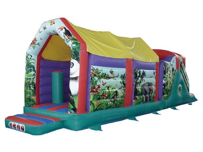 two part netted obstacle course Jungle 11.2X2.8X3.5