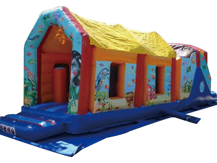 two part netted obstacle course undersea 11.2X2.8X3.5