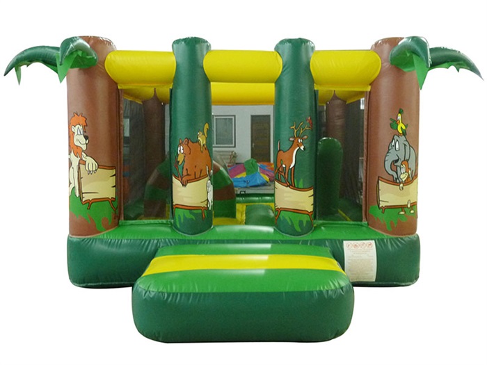 Jungle indoor bouncer white background