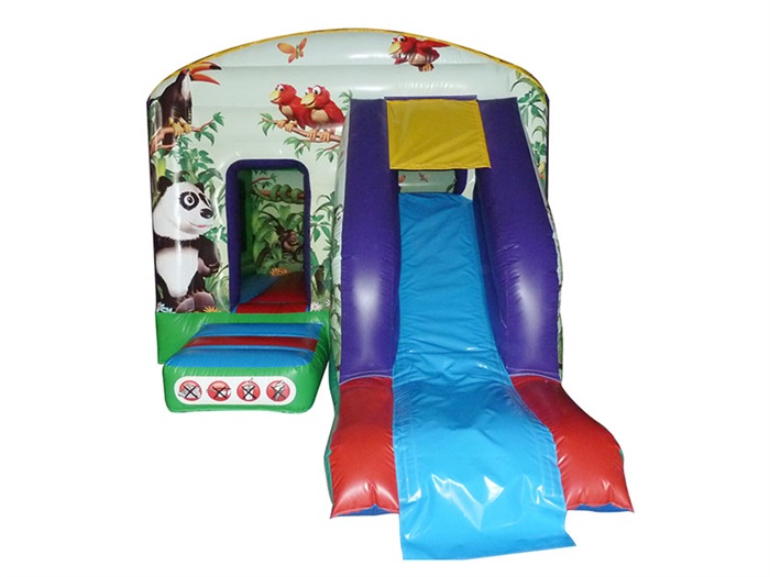 12x18 Bouncer and slide Jungle L5.5xW3.6xH2.9m